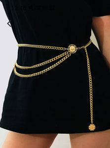 Clara Gold Waist Chain