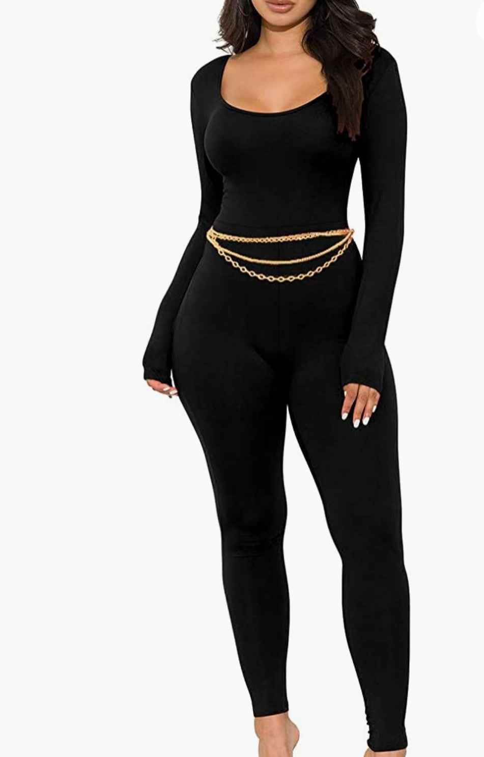 Sexy One Piece Long Sleeve Pants Romper