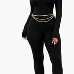 Sexy One Piece Long Sleeve Pants Romper