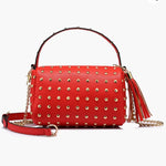 Mini Small Shoulder Clutch purse with Bling Rivets