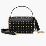 Mini Small Shoulder Clutch purse with Bling Rivets