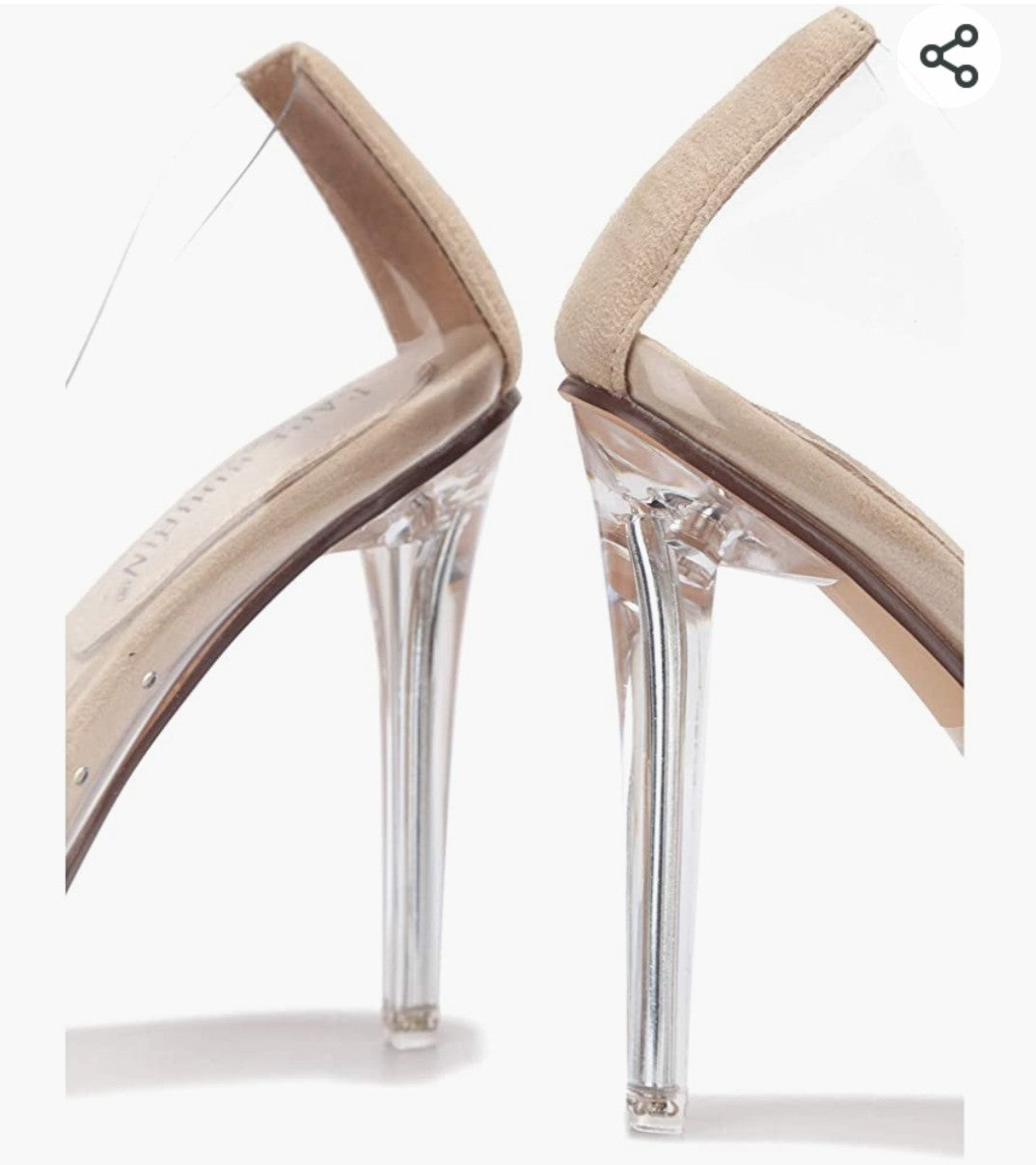 Cape Robin Glass Doll Stiletto High Heels