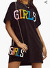 Short Sleeves Girls Basic T- Shirt Shirt/Dress