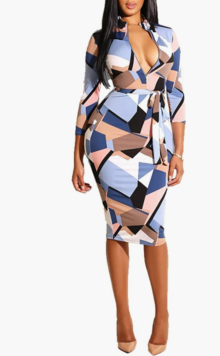 Stretchy Pencil Bodycon Dress