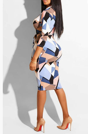 Stretchy Pencil Bodycon Dress