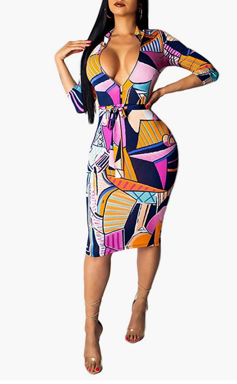 Stretchy Pencil Bodycon Dress