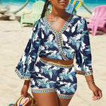 Summer Bohemian Floral print Short Set